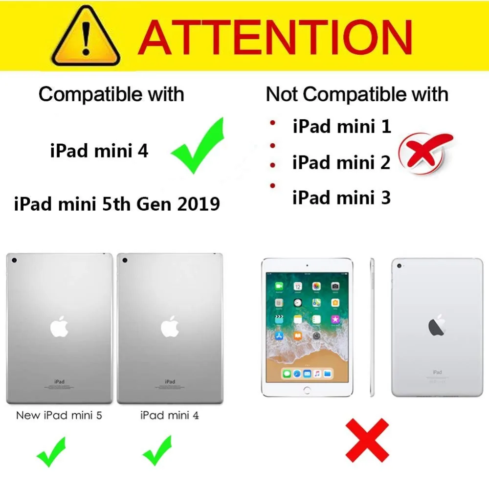 Для iPad Mini 5 2019 чехол сверхмощный противоударный защитный с подставкой для 5th Generation