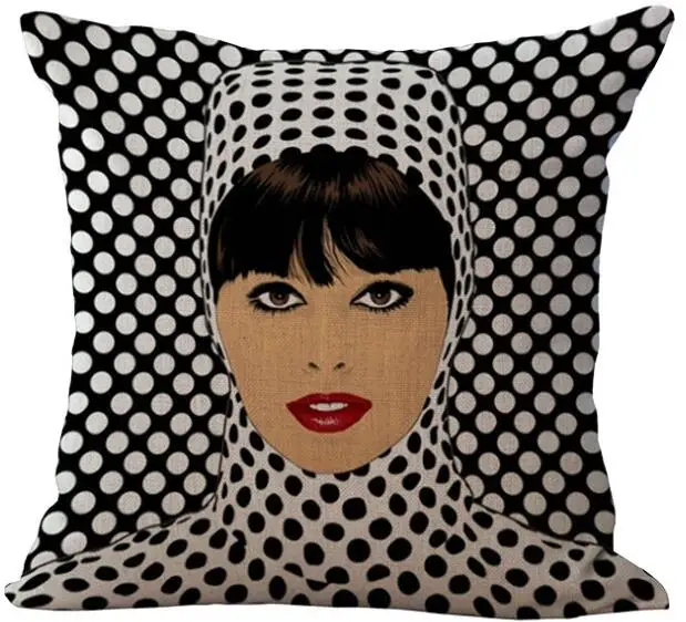 Модный чехол для подушки льняная наволочка украшения дома автомобильного дивана