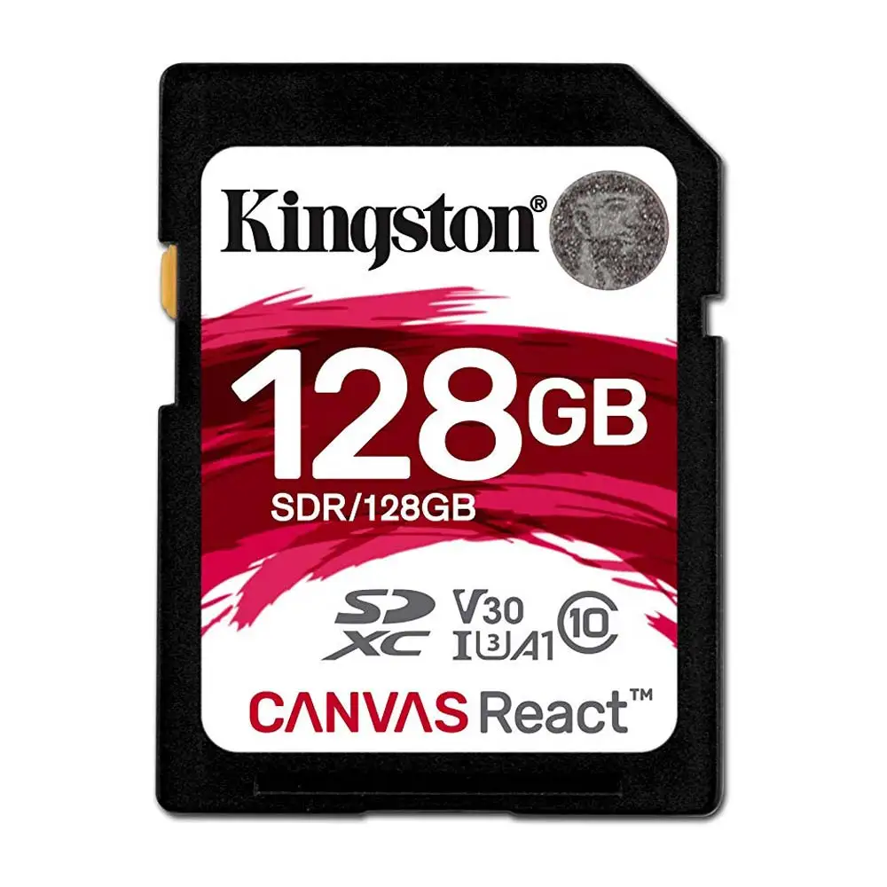 Оригинальная карта памяти Kingston Canvas 32 ГБ 64 128 256 SDHC/SDXC класс 10 стандартная SD-карта 100