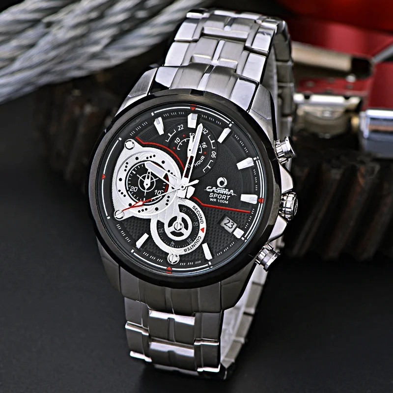 Reloj Hombre тепловой люксовый бренд CASIMA мужские часы Военный Спортивный ремешок из нержавеющей стали Кварцевые часы мужские часы Montre Homme