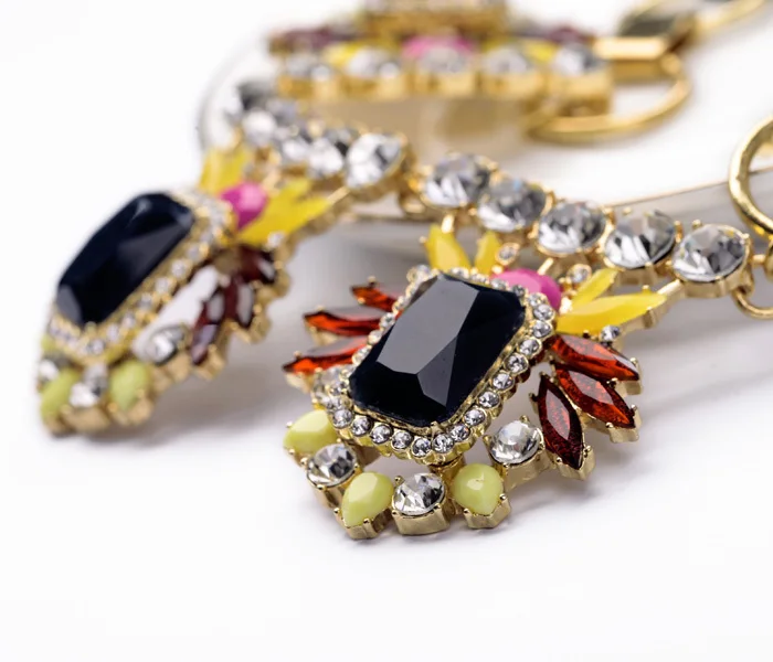 Оптовая цена Женский Повседневный костюм длинное ожерелье с подвеской из смолы