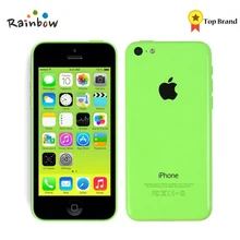 Разблокированный iPhone 5c iOS двухъядерный 4,0 дюймов сенсорный экран 8.0MP камера с Wi-Fi gps отремонтированный мобильный телефон