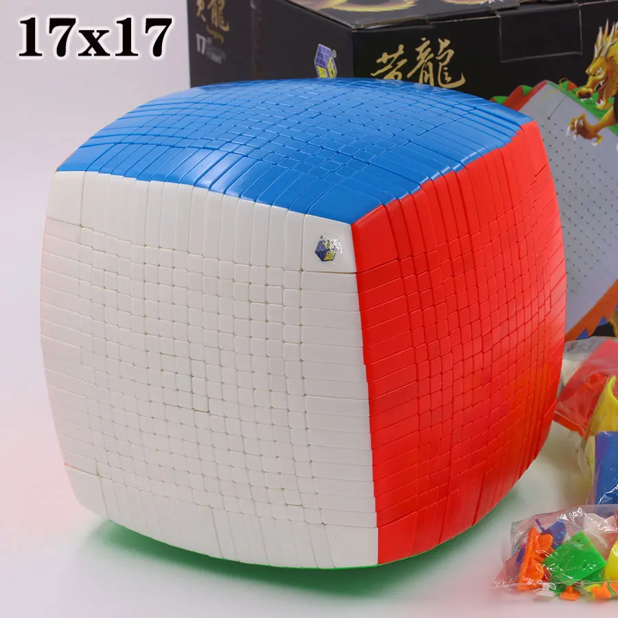 Волшебный куб-головоломка YuXin HuangLong 10x10x10 11x11x11 17x17x17 10x10 11x11 17x17 высокий уровень сложная развивающая игрушка twist wisdom