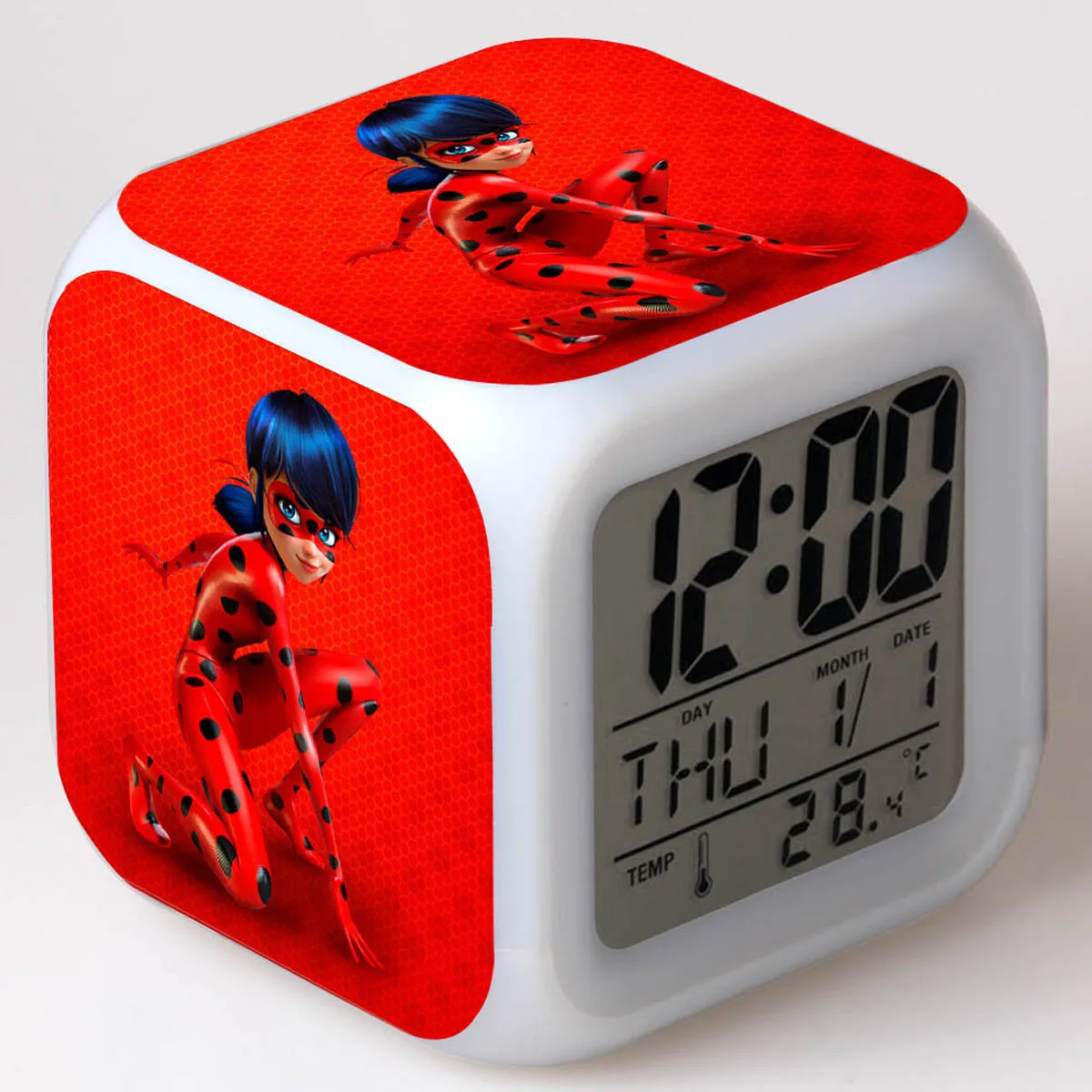 12 Мультфильм детский будильник игрушки Led reloj despertador цифровые часы электронный wake up Светильник Настольный reveil wekker - Цвет: 12