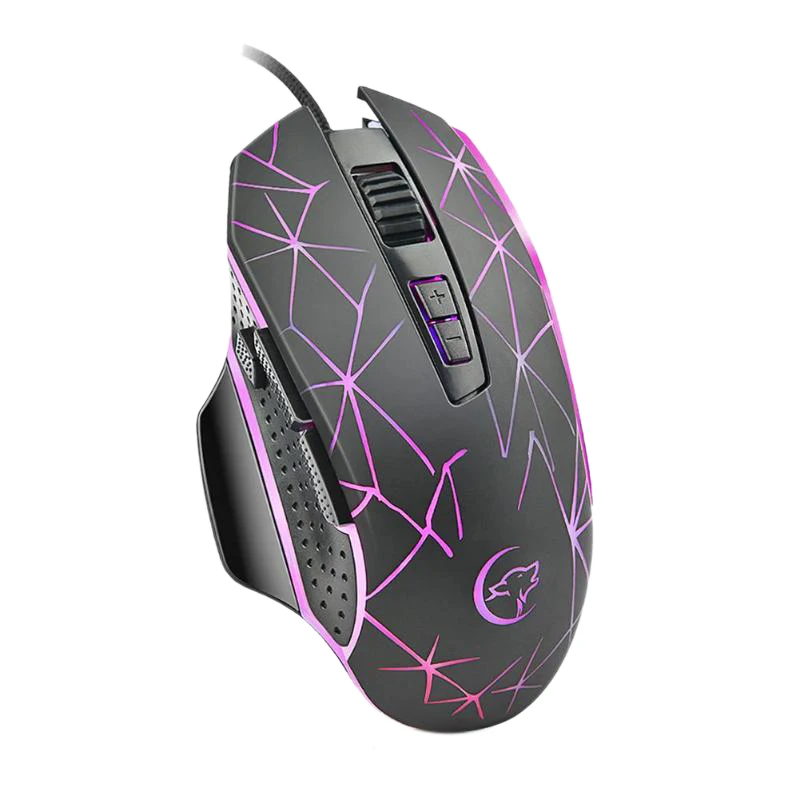 G816 игровая мышь Usb Проводная оптическая 3200 точек/дюйм Регулируемая 9 кнопок мыши с