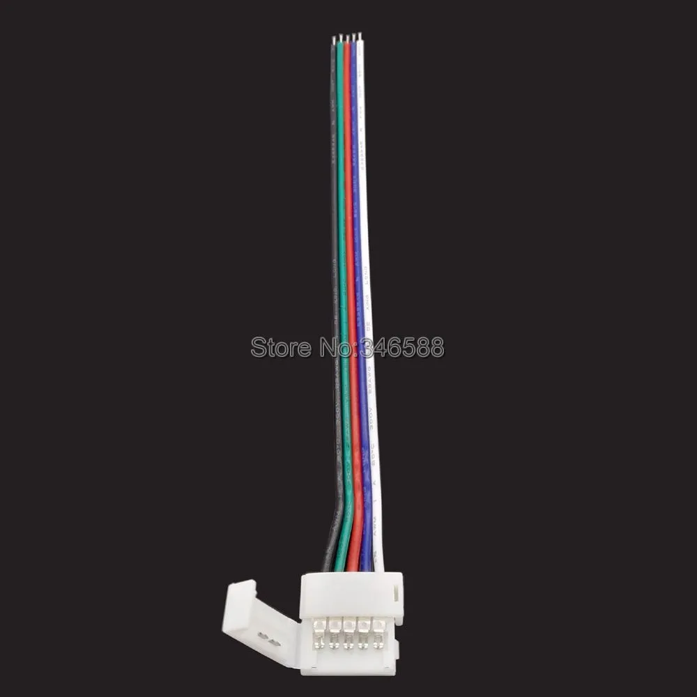 5 шт./лот коннектор RGBW 5pin контактов 10 мм Бесплатный Сварочный соединитель 1 способ