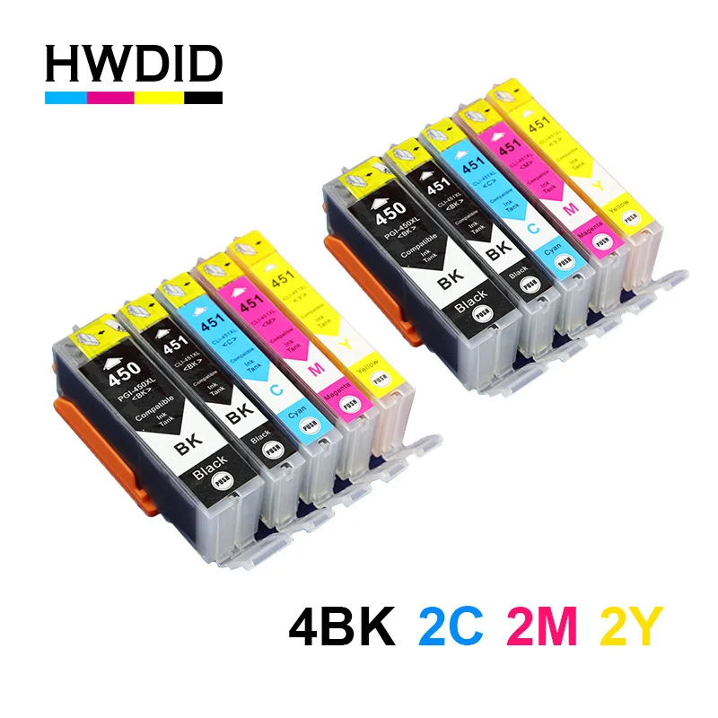 HWDID PGI 450 CLI 451 чернильный картридж PGI450 для CANON PIXMA MG5440 MG5540 MG6440 Ip7240 MX924 IX6540 IX6840|ink