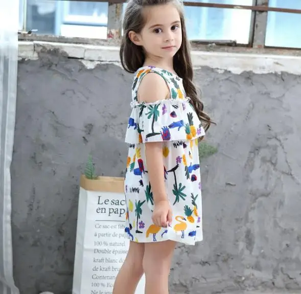 New Girls Dinosaur Dresses Kids Costume Dress For Princess Baby Halloween Year Clothes | Детская одежда и обувь