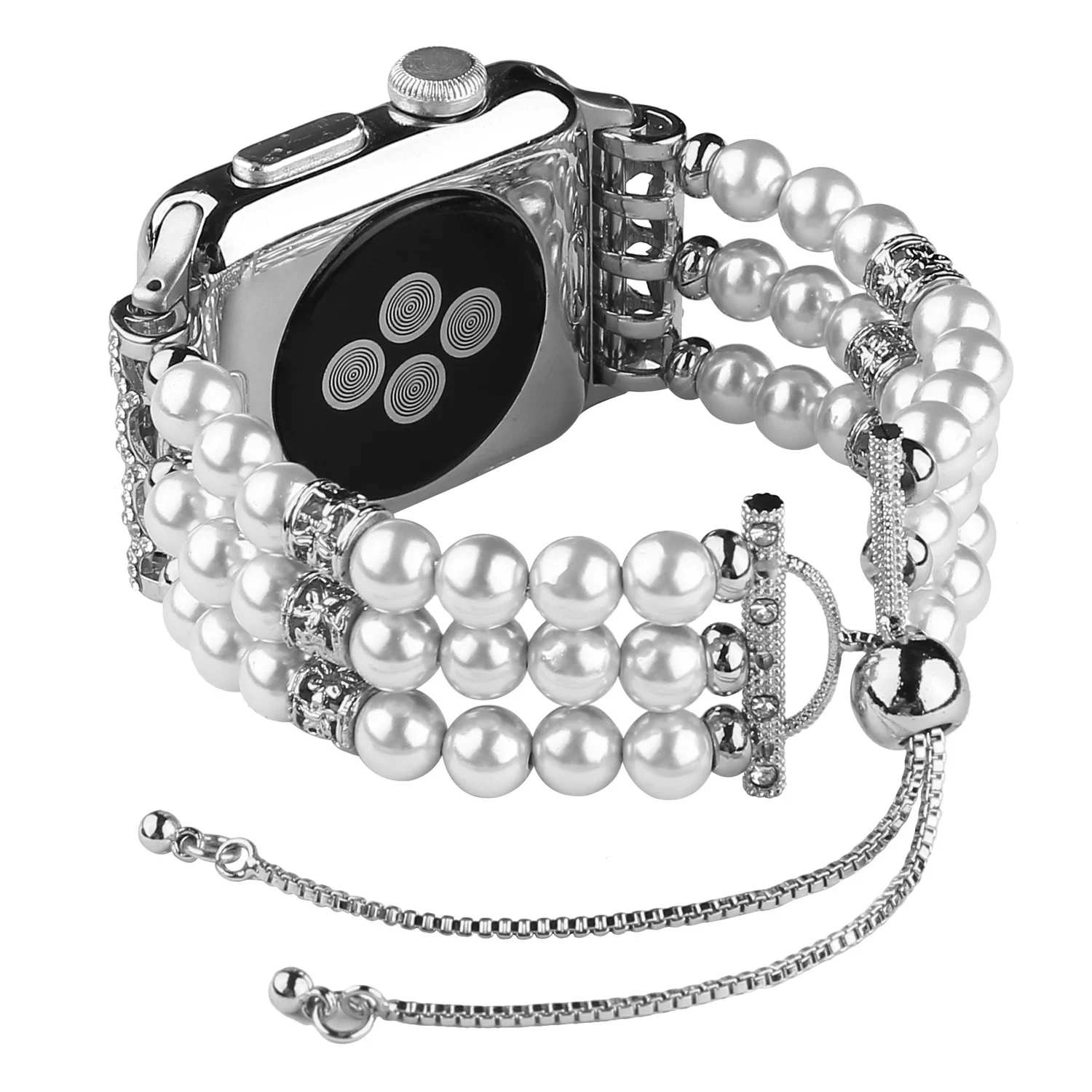 Модная ссылка для Apple watch band 38 мм 42 40 44 регулируемый ремешок iWatch Sport series 4 3 2 1series