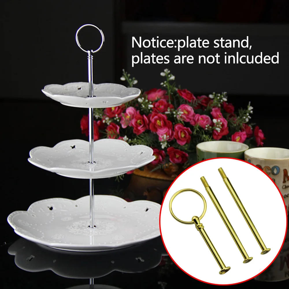 1 Набор 2 или 3 уровня цинковый сплав для свадебной вечеринки дня рождения торта