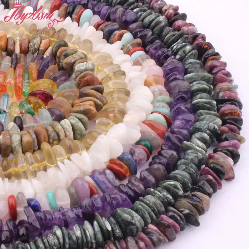 Флюорит турмалин аметист натуральный камень бусины для ожерелья DIY ювелирные