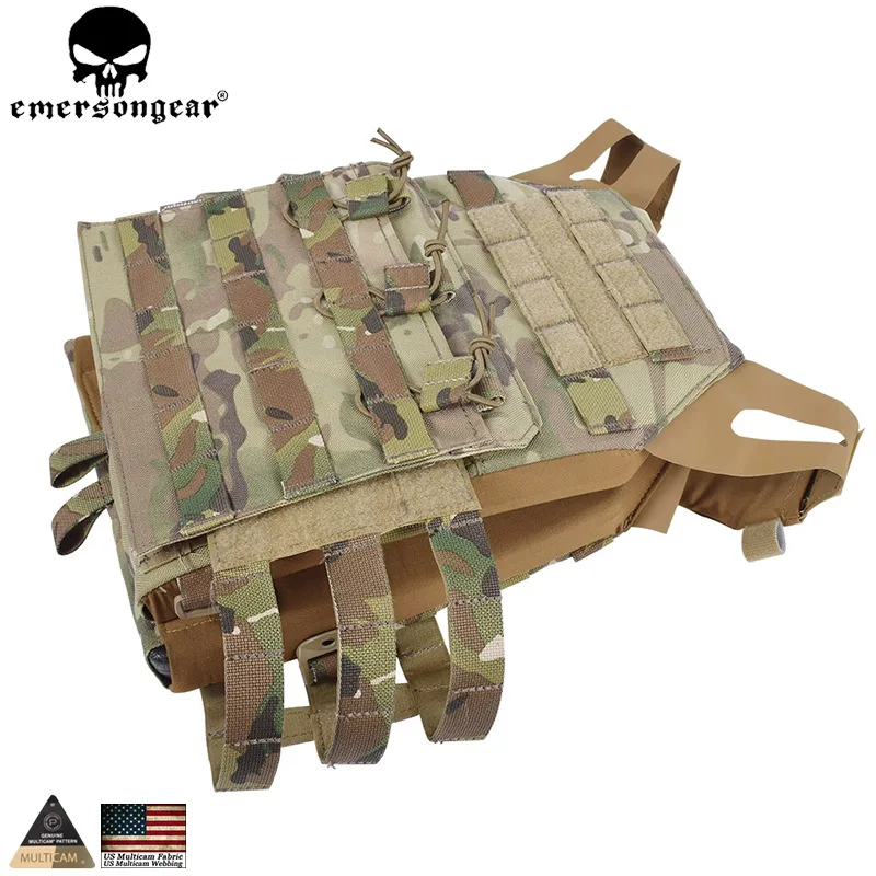 Цена Emersongear Тактический Жилет Molle СКП жилет Airosft Пейнтбол Молл жилет с груди защитная пластина Перевозчик Мультикам EM7344