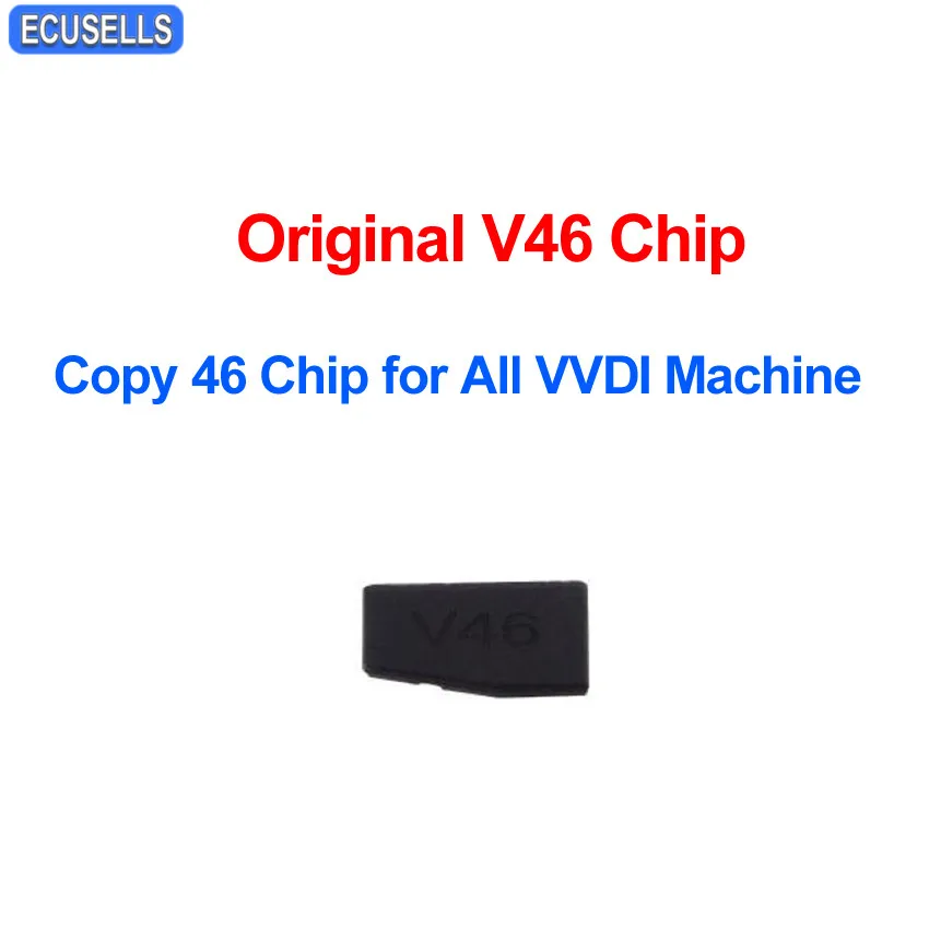V46 Copiable 46 чип оригинальный Ceamic Автомобильный ключ поддержка VVDI Полная серия машин