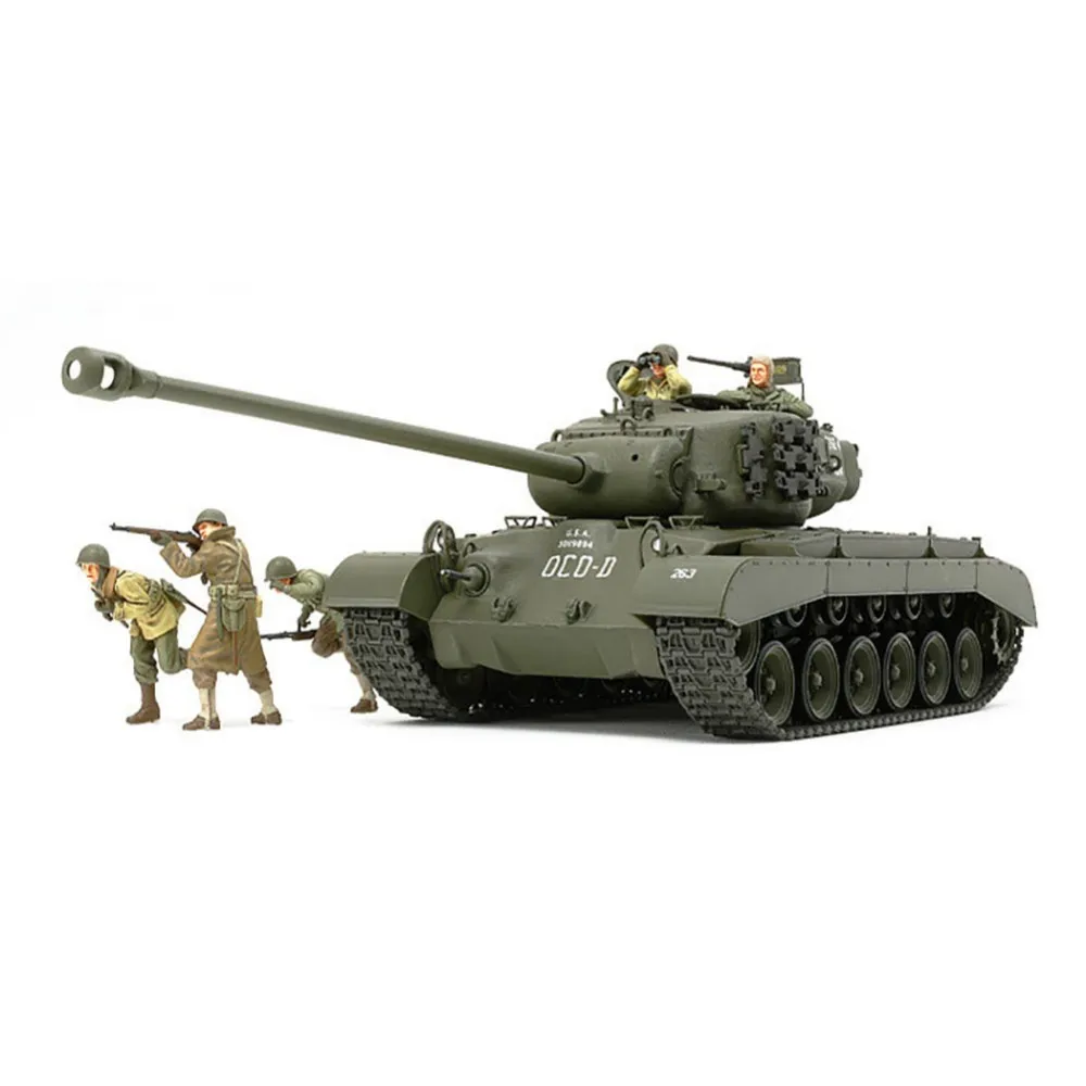 Tamiya 35319 1/35 Super Pershing Американский Танк T26E4 Военная сборка модель AFV строительные