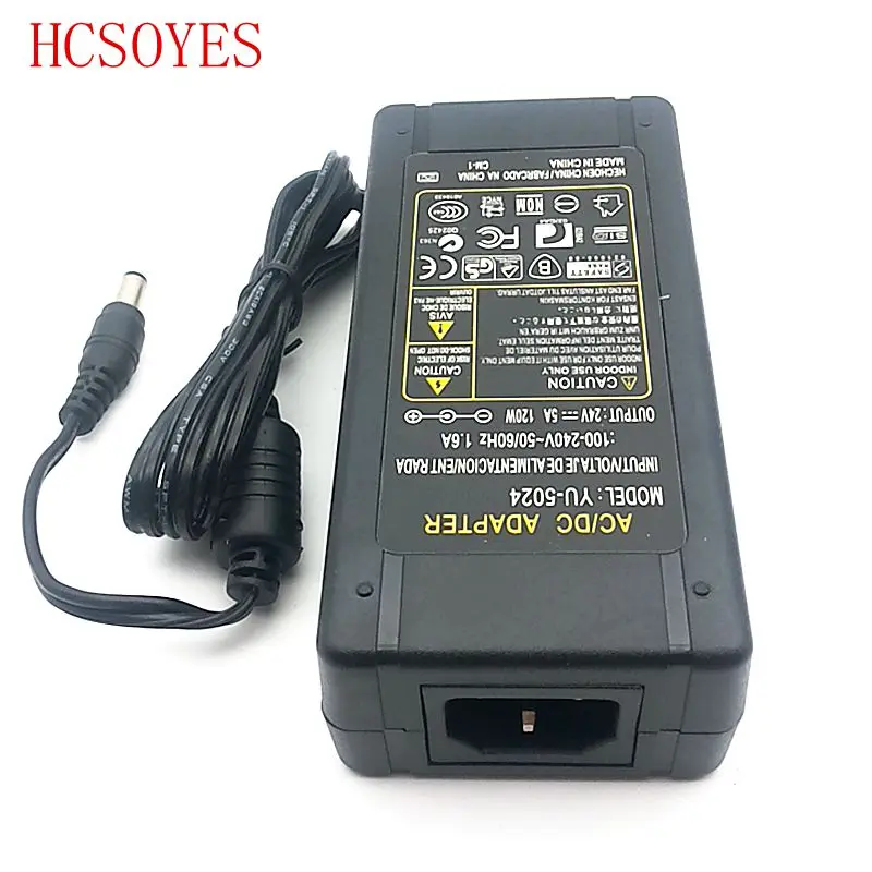1 шт. DC 24V 1A 2A 3A 5A led адаптер питания Вход AC100 240V для светодиодные