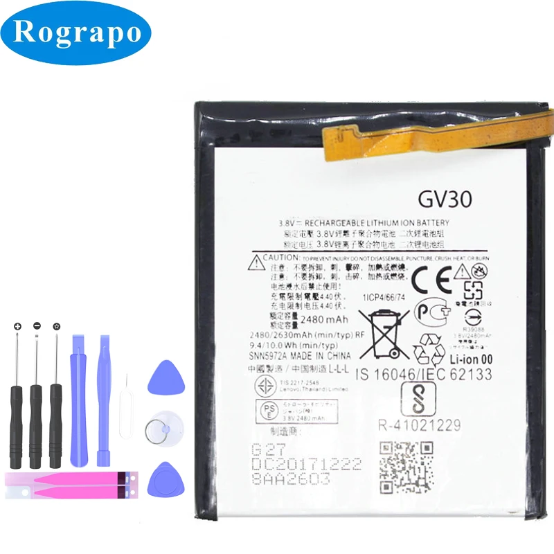 Новый аккумулятор 2630 мАч GV30 SNN5972A для Motorola Moto Z XT1650 01 03 GV40 05|Аккумуляторы мобильных