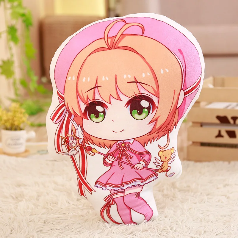 Косплей по аниме-мультфильмам декоративная подушка карта Captor Sakura Toys детский подарок Dakimakura Almohada Poduszka