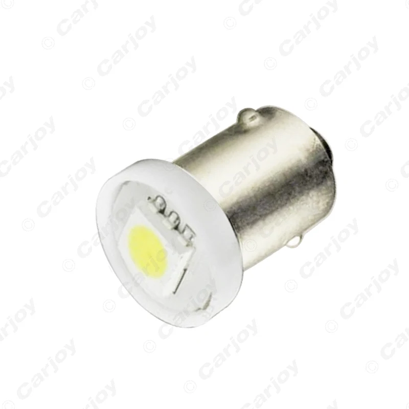 LEEWA 50 шт. DC12V автомобильный BA9S T4W 1895 5050 1SMD 1 Светодиодный светильник Автомобильный
