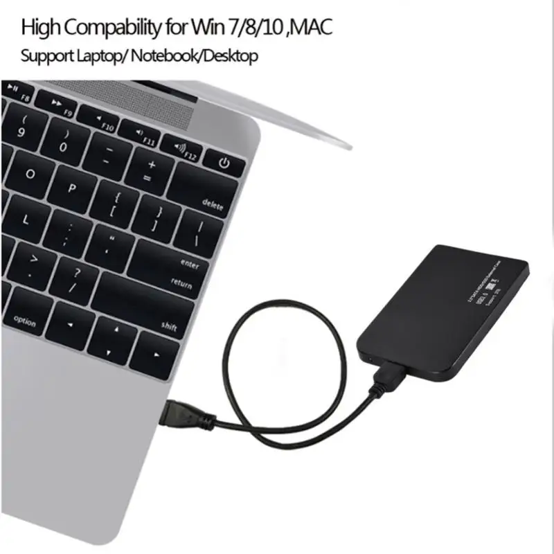 Корпус HDD 2 5 дюйма USB 3 0 Ультра тонкий SATA SSD жесткий диск Док станция корпус Высокая