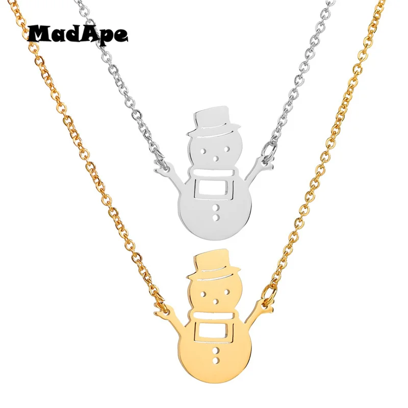 Ожерелье макси MadApe из нержавеющей стали золотого цвета с изображением