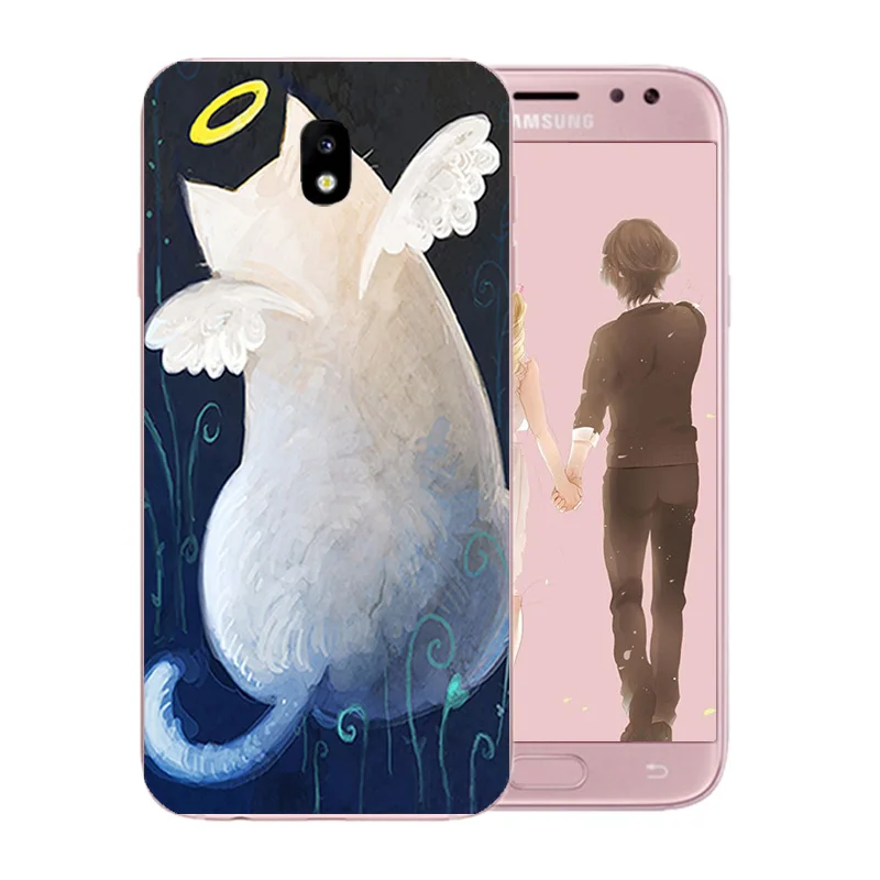 Для Galaxy J7 2017 чехол для телефона мягкий из ТПУ EU J730 730 J730F/DS J730FM/DS SM-J730FM задняя крышка