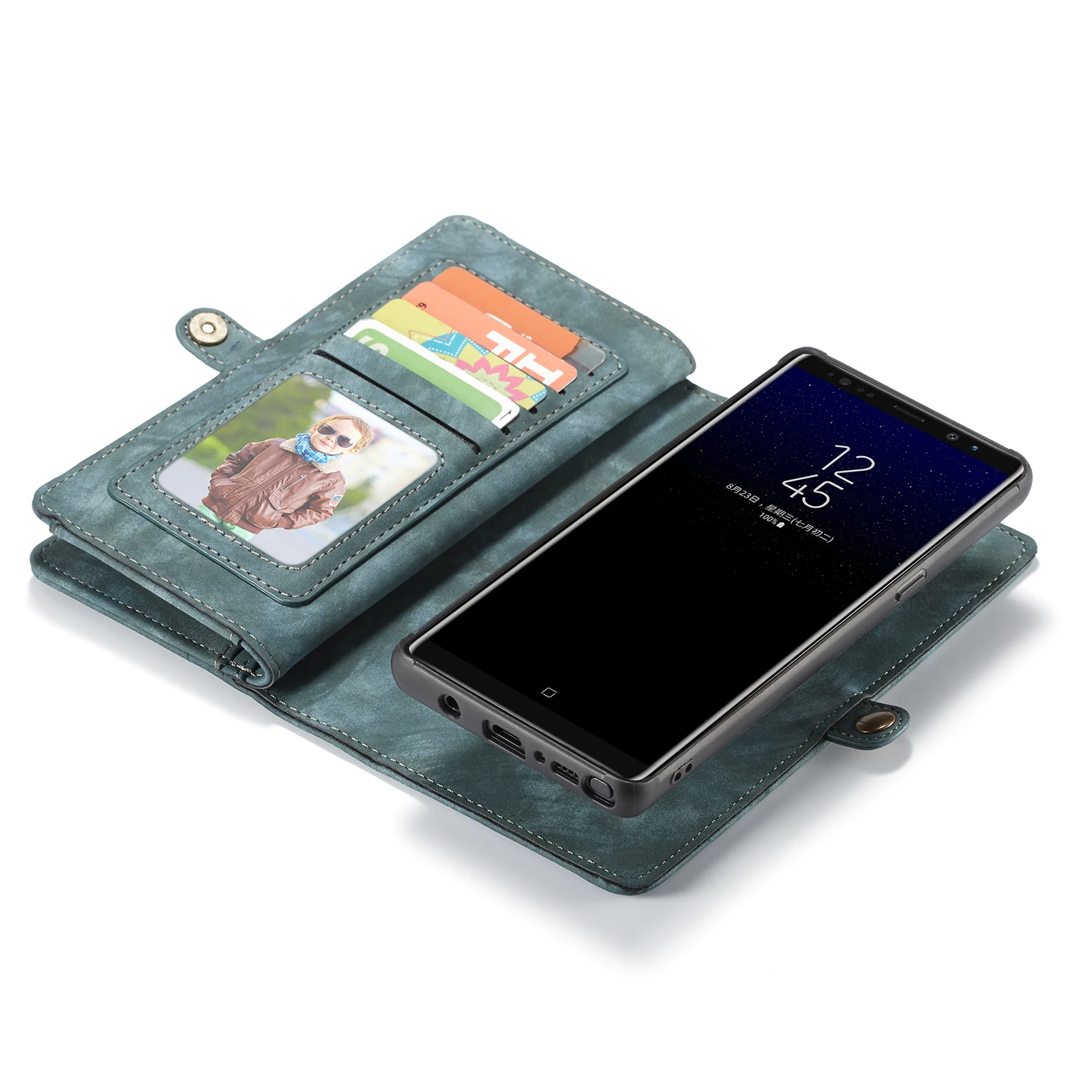 Многофункциональный складной кошелек 2 в 1, кожаный чехол для карт samsung Galaxy Note8, откидная сумка для смартфонов, чехол для samsung Note8