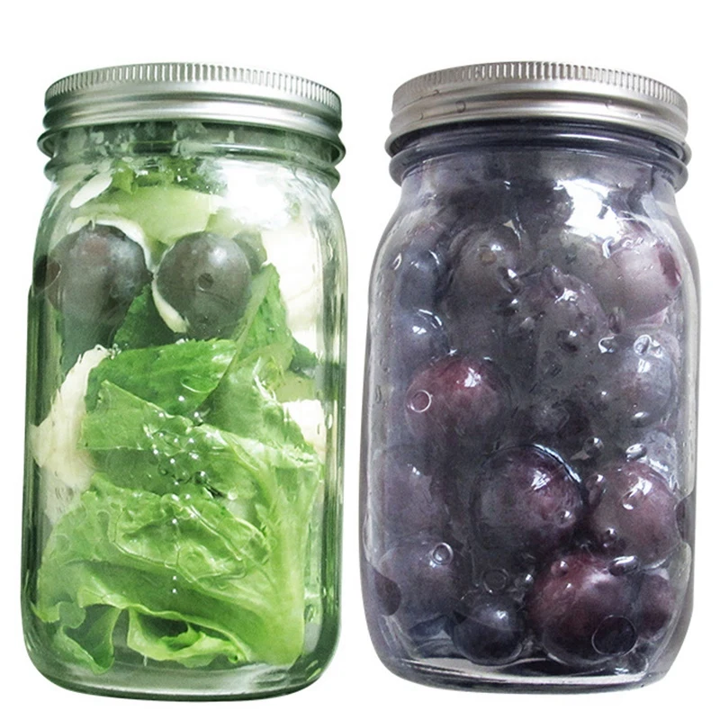 Новинка-8 шт. крышки для банки из нержавеющей стали 86 мм герметичная Герметичная крышка с силиконовыми уплотнениями устойчивые для хранения Твердые крышки широкий рот Li