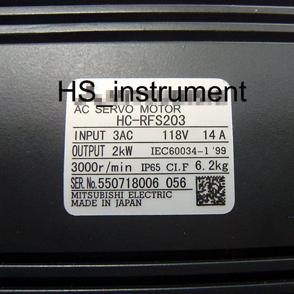 Новый и оригинальный HC RFS203 Mit AC Серводвигатель HCRFS203 RFS203|Детали инструментов| |