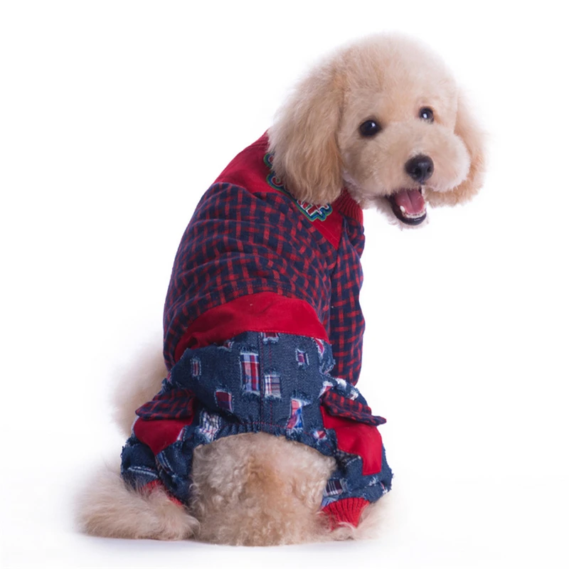 2016 Одежда Для Собак Высокого Качества Животные плед Новая Осень Зима для
