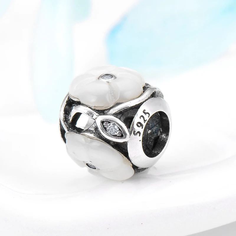 Подходит оригинальный браслет pandora благородный женский лепесток цветы из