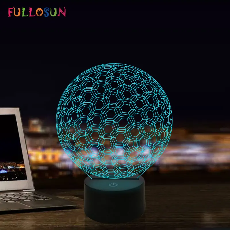 

LED Novelty Light 3D Illusion Visual Lighting Art Abstract Atmosphere Lamps for Beside Decorative Table Lamp