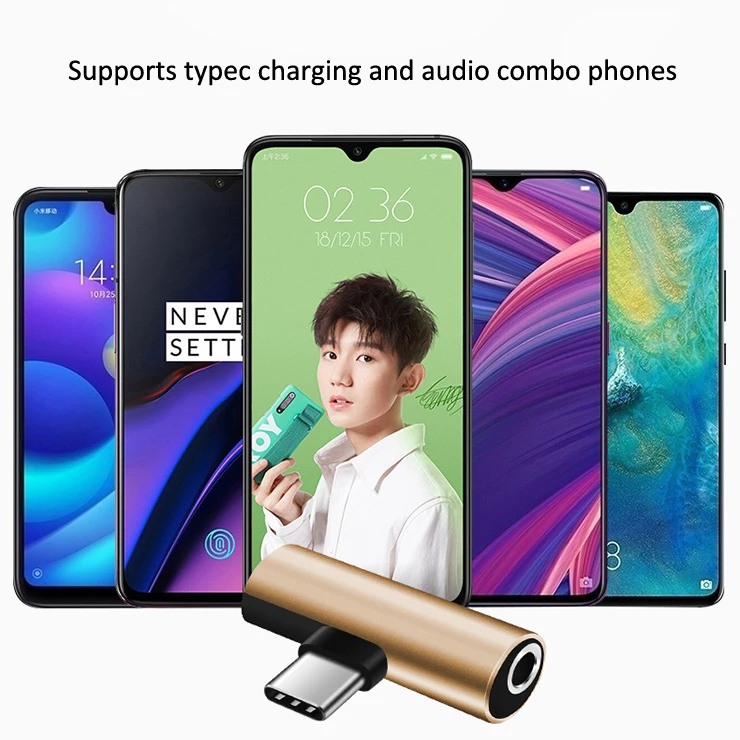 Cherie usb-адаптер Tipo C 3,5 мм наушники аудио USB C разветвитель AUX зарядный кабель Jack адаптер для Xiaomi huawei samsung Moto