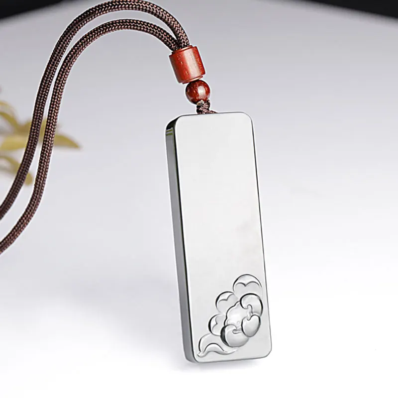 Натуральный нефритовый кулон Будды с ручной резьбой Hetian мужской Нефритовый