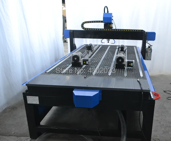 4 оси 1212 3D резки гравировальный станок древесины cnc routre 1200*2400 мм маршрутизатор для