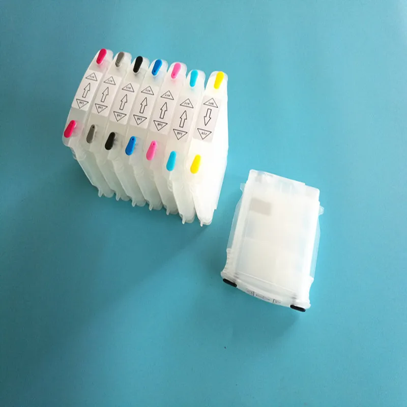 8 видов цветов Пустой Сменный картридж с автосбросом для принтеров hp Photosmart Pro B8850