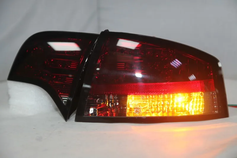 Для AUDI A4 B7 задние фонари 2005 2006 2007 2008 год бег задний свет задний дым черный