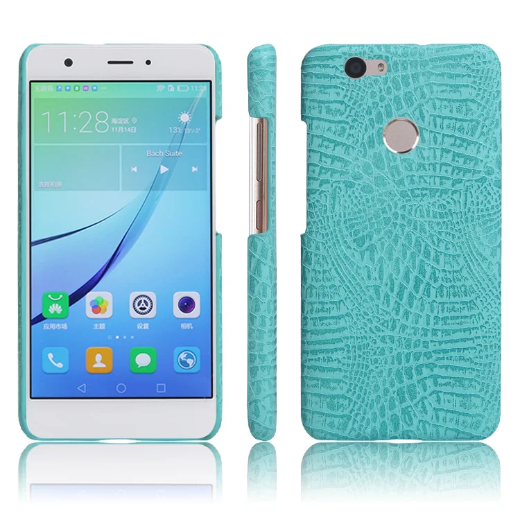 Leather Case for Huawei Nova Luxury Crocodile Skin Pattern Cover Shockproof Hard Back Shell On Mobile Phone Cases Fundas Bag |