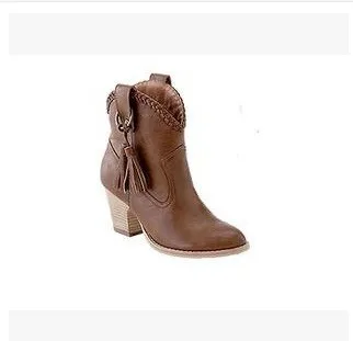 Волнующая обувь на платформе Zapatos Mujer Обувь с бахромой Высокие ботинки каблуках