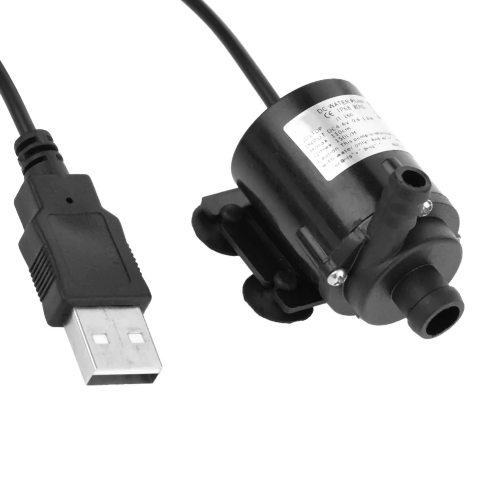 Водяной мини насос низкого давления 12 В постоянного тока USB Бесщеточный
