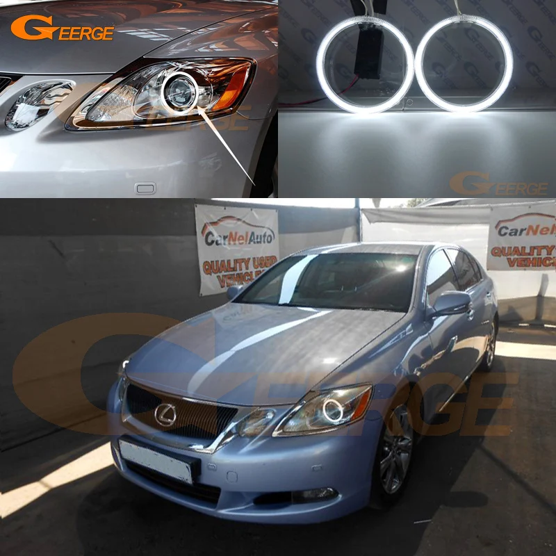 Для LEXUS GS300 GS350 GS430 GS450 2006-2011 ксеноновые фары отличные ангельские глазки Ультра яркое освещение CCFL ангельские глазки комплект