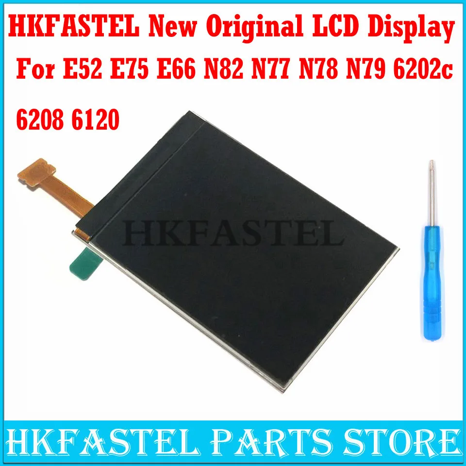 Новый оригинальный ЖК дисплей HKFASTEL для Nokia E52 E75 E66 N82 N77 N78 N79 6202c 6208 6120 сменный экран