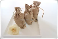wholesale 10x15cm 100pcs faux jutehessian mini bags wedding bomboniere gift bags free shipping