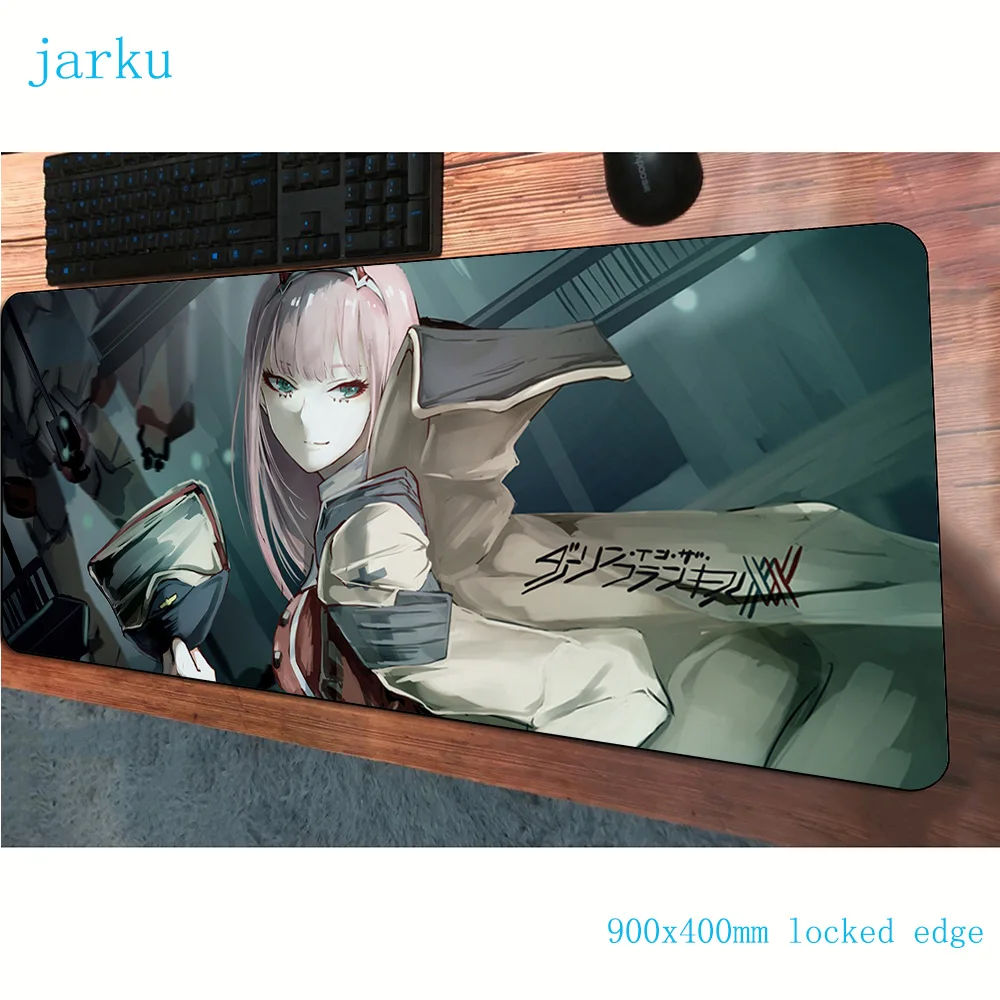 Дорогой в franxx коврик для мыши 900x400 мм коврики лучший игровой 3d большие