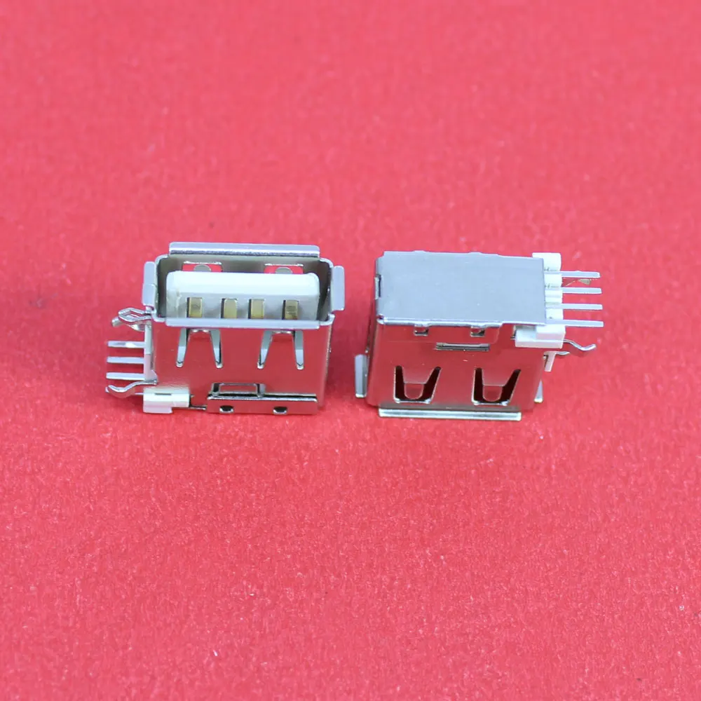 ChengHaoRan 1 шт. USB тип A короткий гнездовой разъем для сварки 90 градусов правый угол