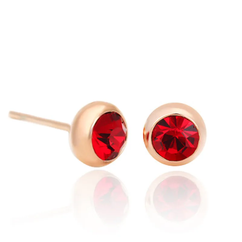 PISSENLIT Women Jewelry Statement Korean Fashion Earrings pendientes mujer moda 2019 Pink Blue Black Round Rhinestone | Украшения и