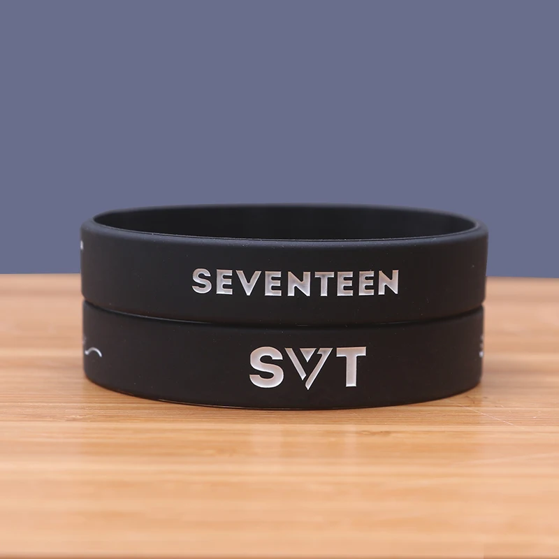 Корейские силиконовые браслеты K Pop Star Seventeen Idol браслет высокого качества