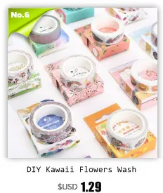 Kawaii аниме одна деталь Васи Лента Скрапбукинг DIY декоративная Маскировочная клейкая лента, наклейка канцелярская клейкая лента Papelaria Escolar