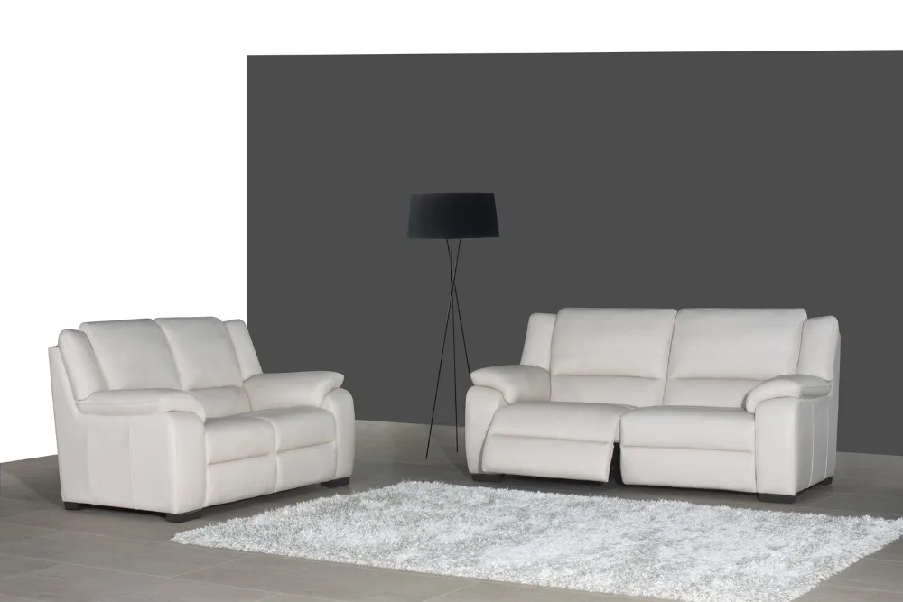 real leather sofa set living room sectional/corner home furniture couches functional headrest U shape recliner | Мебель