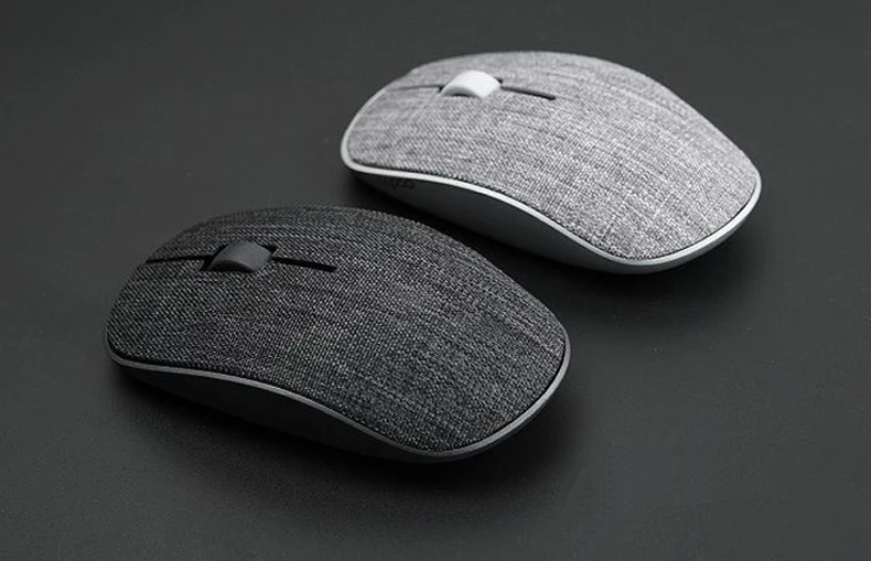 Тонкая Портативная оптическая беспроводная мышь игровые мыши с мягким тканевым