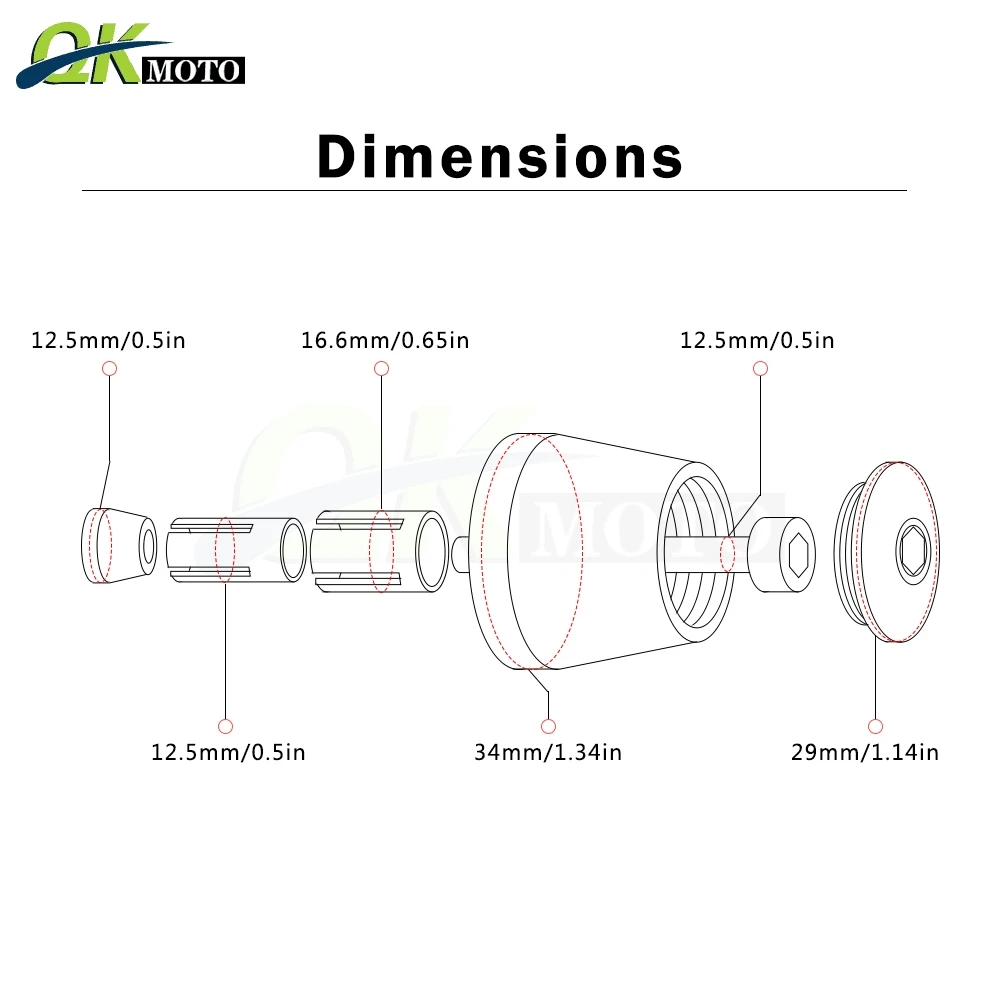 

For KAWASAKI Z650 ABS Ninja650 ABS KX125SR KX250 Z250SL ABS Universal Aluminum Motorcycles Hand Grip Ends Hand Bar Ends